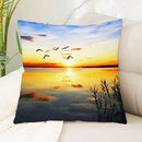 Axyaa Sea Waves Beach Pillowcase - Creative Office Car Home Lumbar Cushion Cover
