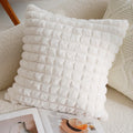 Axyaa Floral Embroidered Pillowcase - Green Yellow Cotton Cushion Cover