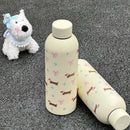 Axyaa Puppy Bow Stainless Steel Vacuum Insulation Thermos Bottle