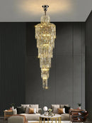 Axyaa Luxury Crystal Chandelier for Villa Living Rooms and Hotel Halls