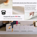 Axyaa Storage Bench with Cushioned Seat and Hidden Storage for Entryway and Bedroom
