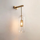 Axyaa Modern Black Glass Wall Lamp for Bedroom, Study, Hotel, Restaurant