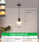 Axyaa Wooden & Glass Pendant Chandelier for Dining Room & Restaurant