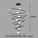Axyaa Modern Indoor Pendant Light LED Chandelier Ceiling Lamp for Dining Room