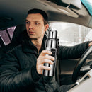 Axyaa Stainless Steel Insulated Thermos Bottle - Hot & Cold Vacuum Flask for Outdoor Activities