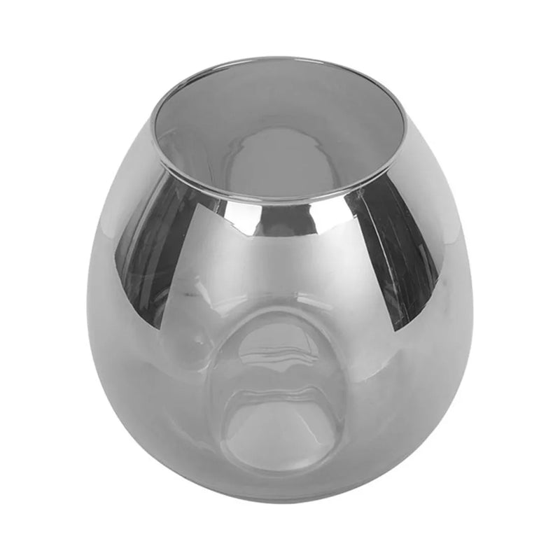 Axyaa Smoke Grey Glass Lamp Shade in Wine Cup Shape