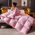 Axyaa Winter Down Comforter - Double/Single Size Warm Quilted Bedding