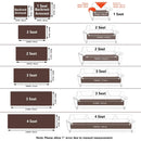 Axyaa Flannel Sofa Cover Slipcover 1/2/3 Seat Non-Slip Pet Solid Color Thicken Armrest Towel