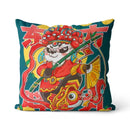Axyaa Panda Print Cushion Cover - Super Soft Chinese Style Pillowcase - Home Decor Pillow