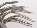 Axya Stainless Steel S Hooks for Roast Meat, Chicken Wings, and Bacon