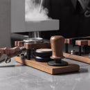 Axyaa Solid Wood Coffee Powder Pressing Base - Coffee Tool Storage Seat - Coffee Handle Bracket