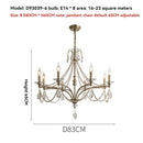 Axyaa Pearl Chandelier: Elegant Crystal Light for Home Decor & Luxury Lighting