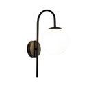 Axyaa Glass Ball LED Wall Lamp for Modern Interior Lighting