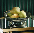 Axyaa Glass Fruit Tray for Home and Office Decor, Snacks, and Candy Storage