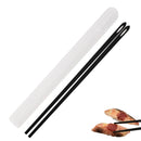 Axyaa Portable Black Alloy Chopsticks Set for Sushi and Korean Cuisine