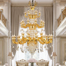 Axyaa Jade Crystal Chandelier for Elegant European Living Room Décor