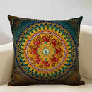 Axyaa Oriental Bliss Sun Moon Ararat Mandala Cushion Cover