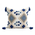 Boho Loop Tufted Tassel Pillow Cover for Home Decor by Axyaa