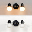 Axyaa Glass Wall Sconce Retro Lamp for Bathroom, Bedroom, or Barber Shop