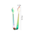 Axyaa Stainless Steel Wing Mini Ice Tongs Kitchen Snack Clip