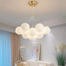 Axyaa Moon Bubble Lamp: Nordic Pendant Light for Bedroom and Dining Room
