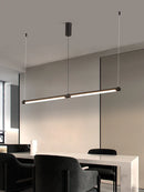 Axyaa LED Pendant Lights: Nordic Minimalist Chandelier for Dining Kitchen Bar, Dimmable Option