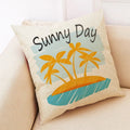 Axyaa Summer Linen Pillowcase for Home and Office Decoration