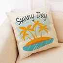 Axyaa Summer Linen Pillowcase for Home and Office Decoration