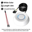 Axyaa Desktop Power On/Off Button Extension Cable for PC Motherboard Startup in Home Office