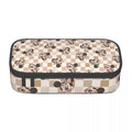 Axyaa Mickey Mouse Pencil Bag: High Capacity Makeup and Stationery Case