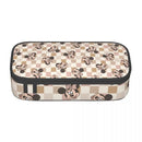 Axyaa Mickey Mouse Pen Case: Large Kawaii Storage Bag for Women Men