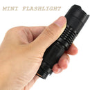 Axya LED Mini Tactical Flashlight 3 Modes Zoom Torch - 14500