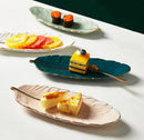 Axyaa Fruit Plate: Art Ceramic Tableware & Dim Sum Plate for High-Level Desserts