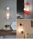 Axyaa Cute Doll Wall Light for Bedroom - LED Indoor Sconce Home Decors