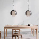 Axyaa Vintage Glass Pendant Lights - Retro Art LED Chandeliers for Home, Kitchen, Restaurant