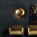 Axyaa Eclipse Bedroom Wall Lamp - Modern Round Indoor Decorative Lighting