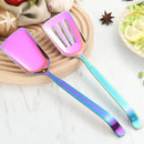 Axyaa Stainless Steel Serving Cutlery Set - Large Spoon, Fork, Shovel, Salad Stirrer