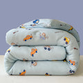 Axyaa Cartoon Print Comforter: Soft All-Season Quilt for Adults & Kids