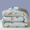 Axyaa Cartoon Print Comforter: Soft All-Season Quilt for Adults & Kids
