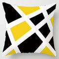 Axyaa Geometric Ginkgo Leaf Print Pillow Cover for Stylish Home & Office Decor