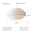 Axyaa Minimalist Fabric Pendant Chandelier for Modern Bedroom and Bar