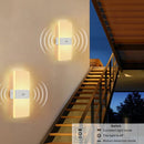 Axyaa LED Wall Light Motion Sensor Switch Bedroom Sconce Night Lamp