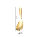 Axyaa Stainless Steel Serving Spoon Colander - Wide-mouthed, Catering Quality