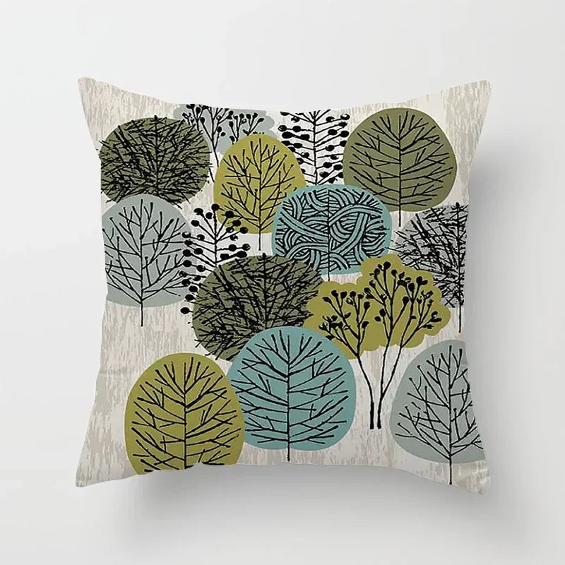 Bohemian Geometric Pattern Printed Pillowcase - Axyaa Brand