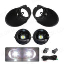 Axyaa LED Fog Light Angel Eyes DRL for Toyota Tacoma Tundra Sequoia 2005-2015