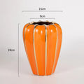 Gold Ceramic Vase with Flowers: Axyaa High-End Home Decor & Living Room Accent