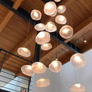 Axyaa Crystal Chandelier Stair Pendant Lamp Living Room Interior Lighting