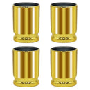 Axyaa 90ML Golden Bullet Cups - Pack of 4 - Ideal for Outdoor Enthusiasts