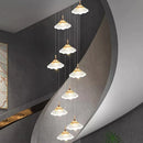Axyaa Modern LED Chandeliers for Dining Room | Pendant Lights for Ceiling | Indoor Lighting