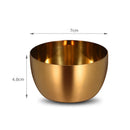 Axyaa Stainless Steel Korean Sauce Cup: Food Grade Spice Dishes for Restaurant